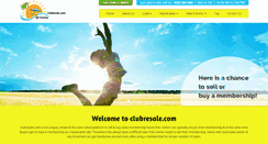 Desktop Screenshot of clubresale.com